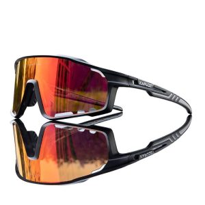 Lunette de ski photochromique à verres polarisés