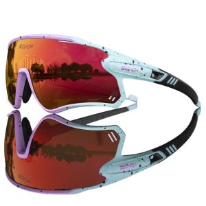 Lunette de ski moderne polarisée trois lentilles