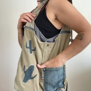 Sac Hobo réversible « Cow-boy »