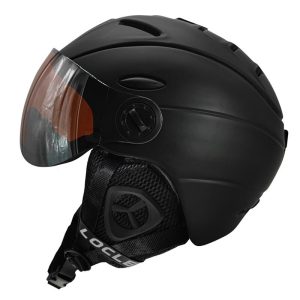Casque ski femme léger avec visière et cagoule