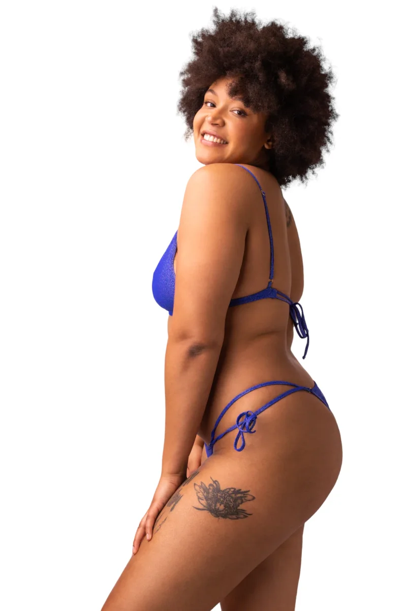 Clausa String (Bleu Paillettes) – Image 2