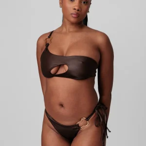Arista Asymétrique bandeau Cacao (Marron)