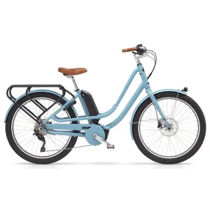 Benno Bikes EJOY 10D Performance – 26&Prime; Vélo de Ville Électrique Femme – 2022 – Niagara Blue
