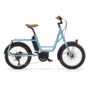 Benno Bikes REMIDEMI 9D Performance – 20&Prime; Vélo Électrique de Cargo – 2023 – Dolphin Blue