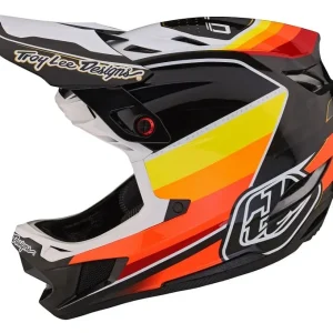 Casque Intégral Troy Lee Designs D4 Carbon Mips Noir/Orange