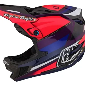 Casque Intégral Troy Lee Designs D4 Carbon Mips Rose/Violet