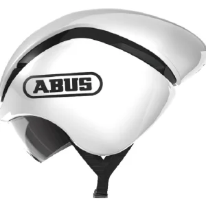 Casque Route Abus GameChanger TT shiny Blanc