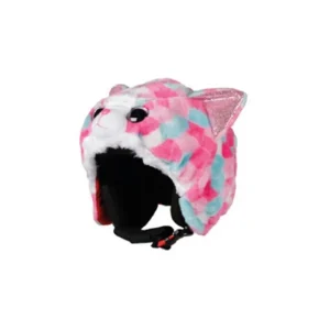 Couvre casque peluche Chat