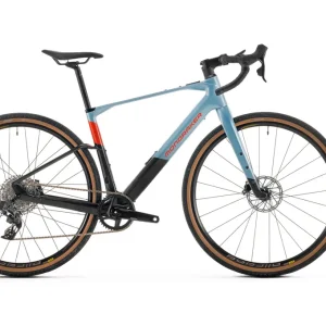 Gravel Bike Electrique Mondraker Dusty RR Sram Rival AXS 12v 350 Wh 700 mm Bleu Noir 2023