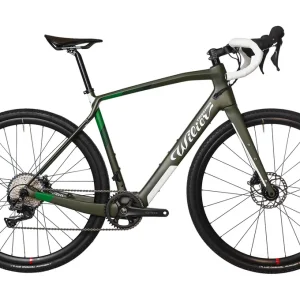 Gravel Bike Électrique Wilier Triestina Jena Hybrid Shimano GRX 11V 250 Wh 700 mm Vert Blanc 2022