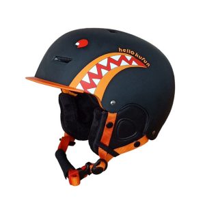 Casque ski enfant noir requin