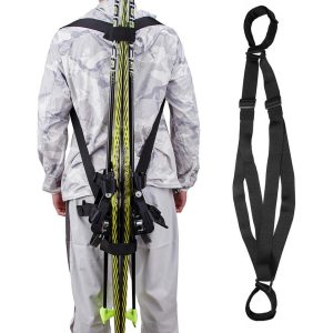 Porte ski sac à dos avec sangle ajustable
