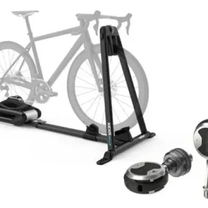 Home Trainer Wahoo Fitness Kickr Rollr SmarTrainer + Pédales Powrlink Zero Left Side
