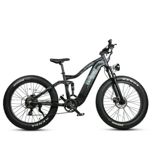 Samebike RSA08 750W Bafang Motor 26&Prime; Fat Bike E-Mountain Bike 17Ah Samsung Batterie