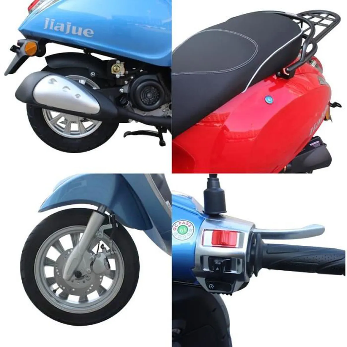 Scooter 4T 50 cc – JIAJUE – EURO5 – Gris – Avec carte grise – Image 4