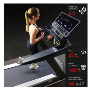 Tapis de course professionnel – 25km/h – CARE – Club Runner