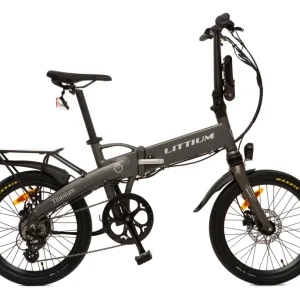 VELO ELECTRIQUE PLIABLE LITTIUM IBIZA TITANIUM 10.4AH