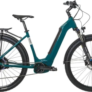 VTC Électrique Bicyklet Fabienne Shimano Deore 10V 625 Wh 29 Turquoise
