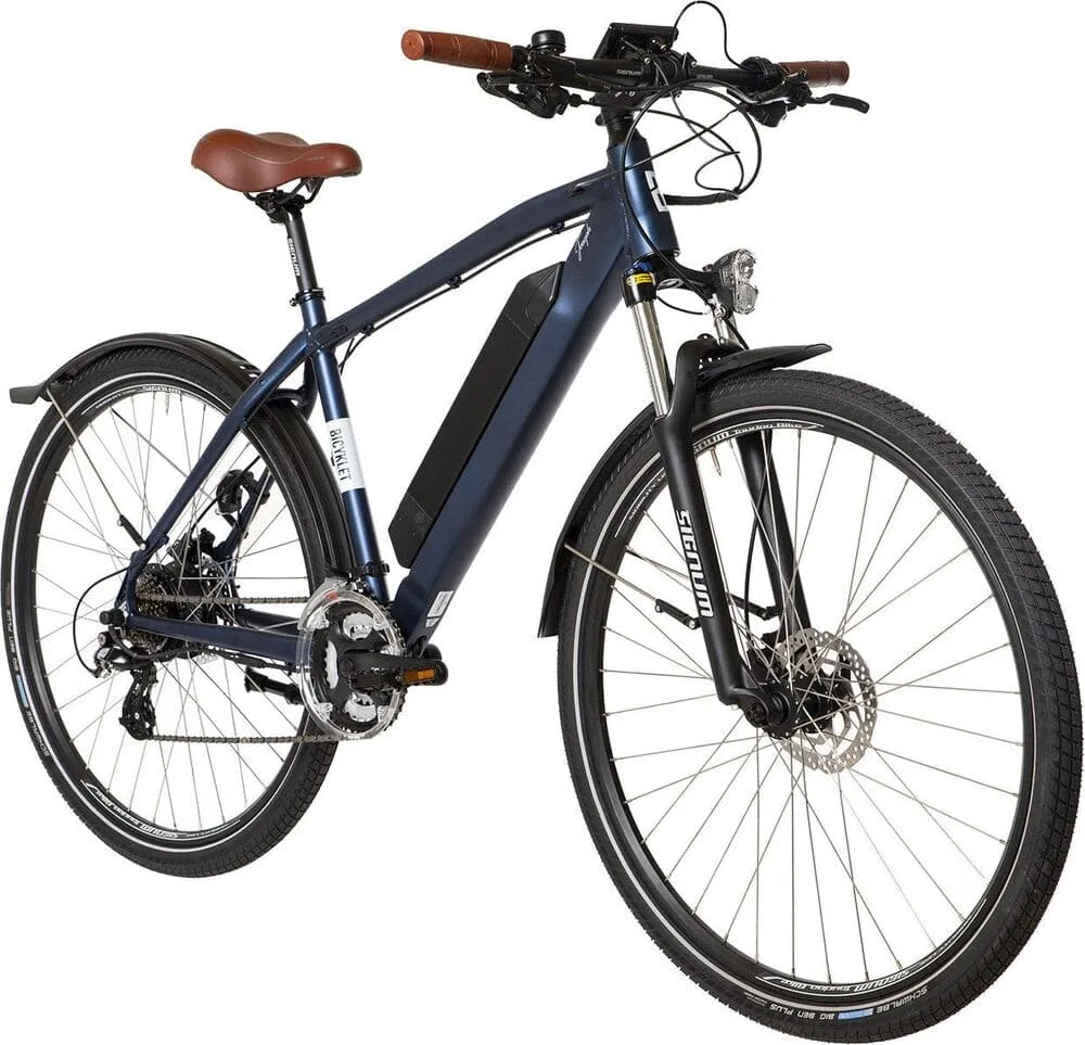 VTC Électrique Bicyklet Joseph Shimano Altus 7V 417 Wh 700 mm Bleu – Image 5