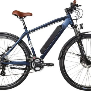 VTC Électrique Bicyklet Joseph Shimano Altus 7V 417 Wh 700 mm Bleu