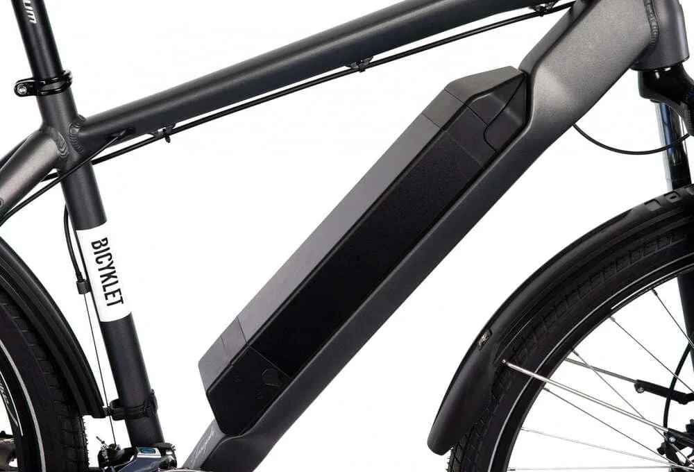 VTC Électrique Bicyklet Joseph Shimano Altus 7V 417 Wh 700 mm Bleu – Image 6