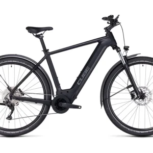 VTC Électrique Cube Nuride Hybrid Pro 750 Allroad Shimano Deore 10V 750 Wh 29 » Noir 2023