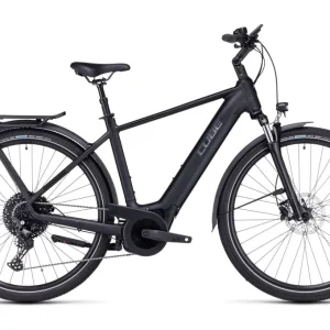 VTC Électrique Cube Touring Hybrid Pro 625 Shimano Deore 11V 625 Wh 700 mm Noir 2023