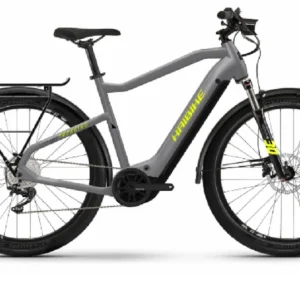 VTC Électrique Haibike Trekking 6 Lowstep i630Wh Shimano Deore 10V GRIS FONCE 2022