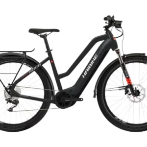 VTC Électrique Haibike Trekking 6 Mid i630Wh Shimano Deore 10V Noir / Rouge 2023