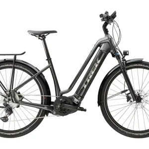 VTC Électrique Trek Allant+ 7 Lowstep Shimano Deore 10V 625 Wh 27.5 » Gris Lithium 2023