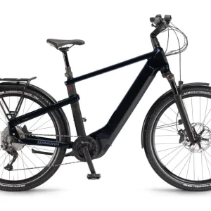 VTC Électrique Winora Yakun 10 Uni Shimano Deore 10V 750 Wh 27.5 » Bleu Foncé 2023