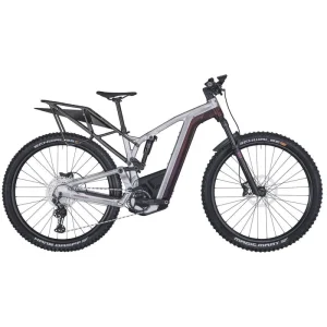 VTT Électrique Bergamont – E-TRAILSTER 130 PRO – 2023 – shiny silver/red