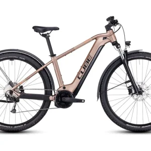 VTT Électrique Semi-Rigide Cube Reaction Hybrid Performance 500 Allroad Shimano Alivio 9V 500 Wh 29 » Marron Metallic 2023