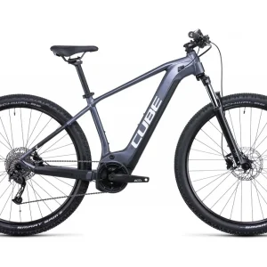 VTT Électrique Semi-Rigide Cube Reaction Hybrid Performance 500 Shimano Alivio 9V 500 Wh 29 » Gris Metallic 2022
