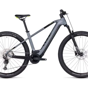 VTT Électrique Semi-Rigide Cube Reaction Hybrid Pro 500 Shimano Deore 11V 500 Wh 29 » Gris Flash 2023