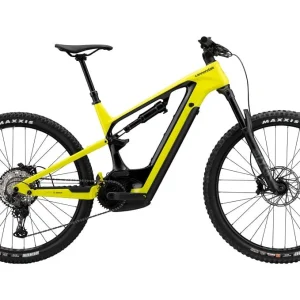 VTT Électrique Tout-Suspendu Cannondale Moterra Neo Carbon 2 Shimano SLX/XT 12V 750 Wh 29&Prime; Jaune Highlighter