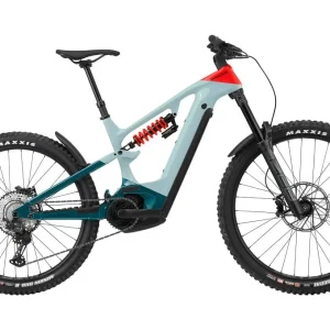 VTT Électrique Tout-Suspendu Cannondale Moterra Neo Carbon LT 2 Shimano SLX / XT 12V 750 Wh 29/27.5&Prime; Vert Menthe