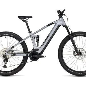 VTT Électrique Tout-Suspendu Cube Stereo Hybrid 120 Race 750 Shimano Deore/XT 12V 750 Wh 29 » Argent Polar 2023