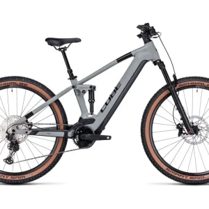 VTT Électrique Tout-Suspendu Cube Stereo Hybrid 120 SLX 750 Shimano Deore/XT 12V 750 Wh 29 » Gris Vert Swamp 2023