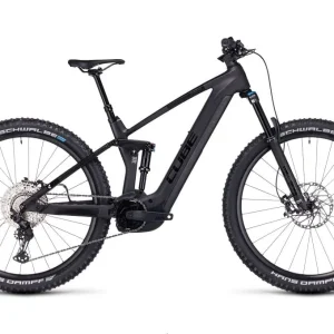 VTT Électrique Tout-Suspendu Cube Stereo Hybrid 140 HPC SLX 750 Shimano Deore/XT 12V 750 Wh 29 » Gris Carbon Reflex 2023