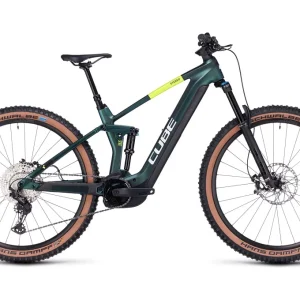 VTT Électrique Tout-Suspendu Cube Stereo Hybrid 140 HPC SLX 750 Shimano Deore/XT 12V 750 Wh 29 » Vert Goblin 2023