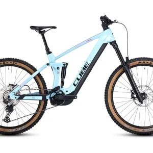 VTT Électrique Tout-Suspendu Cube Stereo Hybrid 160 HPC Race 625 27.5 Shimano Deore 12V 625 Wh 27.5 » Bleu Ice 2023