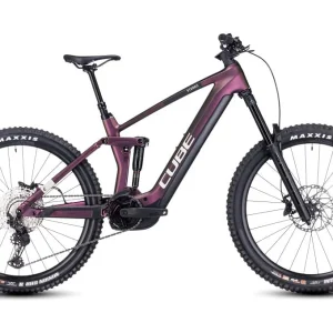 VTT Électrique Tout-Suspendu Cube Stereo Hybrid 160 HPC SLX 750 27.5 Shimano Deore/XT 12V 750 Wh 27.5 » Violet Molotov Iridescent 2023