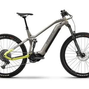 VTT Électrique Tout-Suspendu Haibike AllMtn 2 Sram SX Eagle 12V 720 Wh 29 » / 27.5 » Gris / Jaune 2023