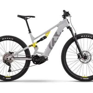 VTT Electrique Tout-Suspendu Husqvarna Light Cross LC1 Tektro 9S 504 Wh 29 »/27.5 » Gris / Jaune 2023