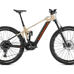 VTT Électrique Tout-Suspendu Mondraker Crafty Carbon R Sram GX/NX Eagle 12V 750 Wh 29 » Beige/Noir 2023