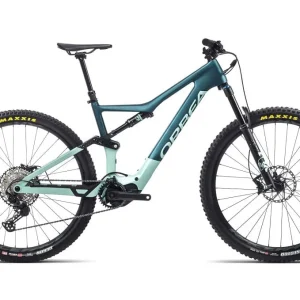 VTT Électrique Tout-Suspendu Orbea Rise M20 Shimano SLX 12V 360 Wh 29 » Bleu Ocean Vert Ice