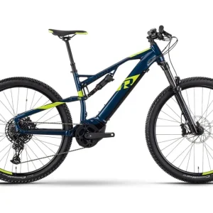 VTT Electrique Tout-Suspendu R Raymon FullRay 130E 6.0 Sram SX Eagle 12V 630Wh 29 » Bleu Foncé 2023