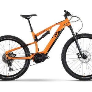 VTT Électrique Tout-Suspendu R Raymon TrailRay 140E 8.0 Shimano Deore 10V 630 Wh 29 / 27.5 » Orange