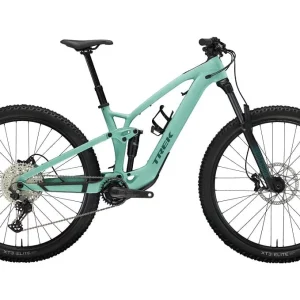 VTT Électrique Tout-Suspendu Trek Fuel EXe 5 Shimano Deore 12V 360 Wh 29 » Vert Sauge Mat 2024